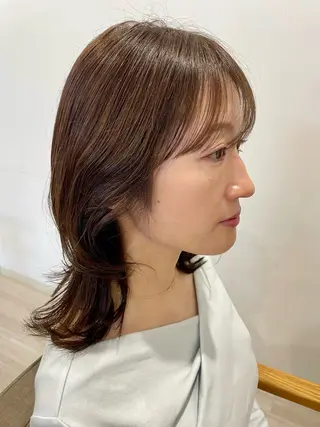 ミディアム 🫧おおにし みか🫧のヘアスタイル