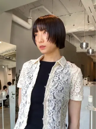ショート 中村 玲音のヘアスタイル