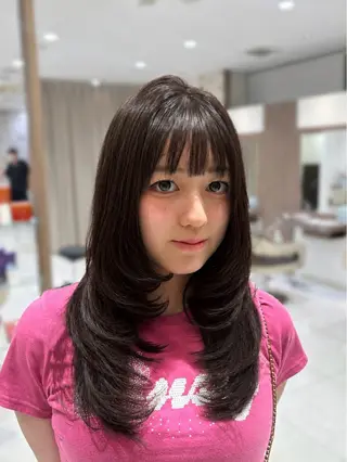 ロング カラー 🎀韓国レイヤー／ 髪質改善🎀きらら‎のヘアスタイル
