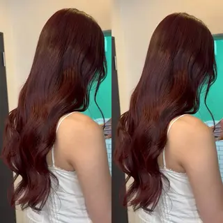 ロング カラー なんば、心斎橋🍓 ハイトーンnicoのヘアスタイル