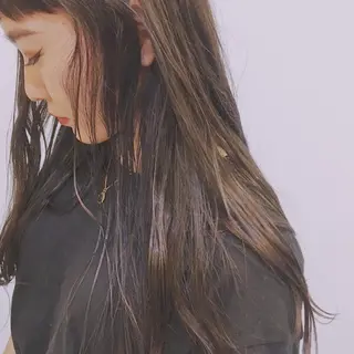 ロング カラー 山中 直輝のヘアスタイル