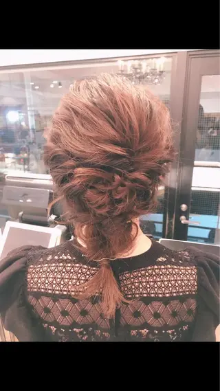 ヘアアレンジ ご新規様限定 透明感カラーKANAのヘアスタイル