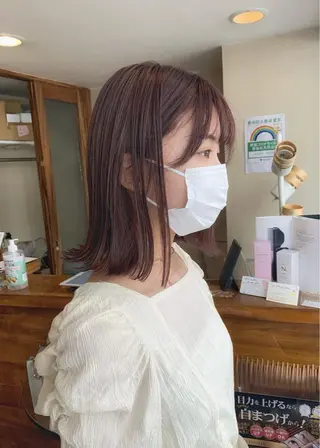 ミディアム カラー 矢野 晃平のヘアスタイル