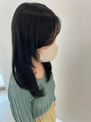 セミロング moi Blanc/ Aoyagiのヘアスタイル
