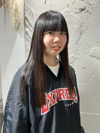 ロング 福井 采未のヘアスタイル
