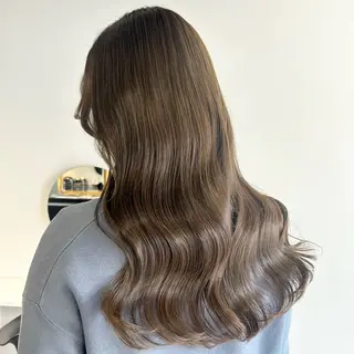 ロング カラー ヘアアレンジ レイヤーカット×髪質 改善🇰🇷シオリのヘアスタイル