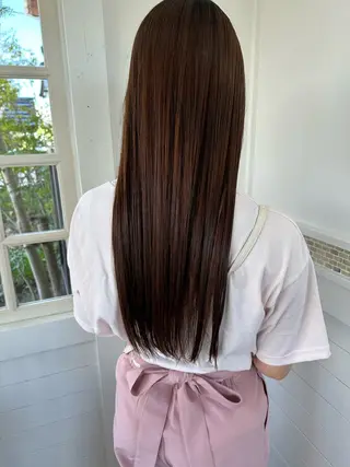 ロング 門脇 絹華のヘアスタイル