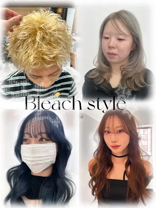 ロング カラー ひかりダブルカラー/ レイヤー/ボブパーマのヘアスタイル