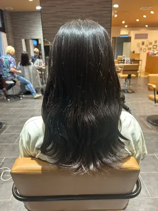 ロング 川野 柚奈のヘアスタイル