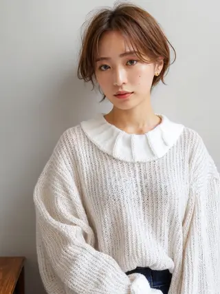 ショート ブリーチカラー特化 U-topia小島のヘアスタイル