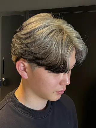 カラー りき カラーモデル レディースも可能のヘアスタイル