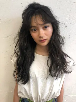 ロング パーマ CITA ロナンのヘアスタイル