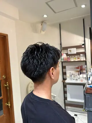 ショート メンズ 河野穂香 /パーマモデル募集中のヘアスタイル