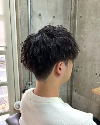 ショート パーマ メンズ メンズパーマ /マッシュ/ヨシダのヘアスタイル