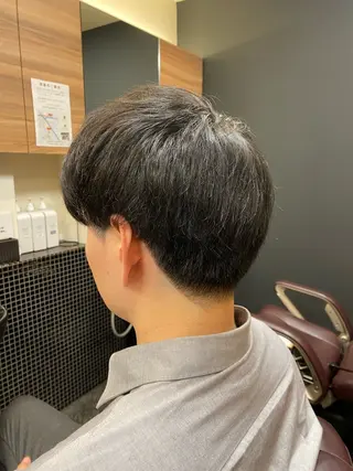 ショート メンズ メンズパーマモデル 大募集中のヘアスタイル