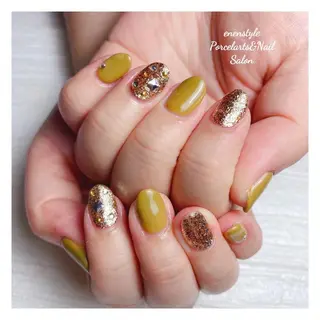 ミディアム ネイル 🐾enen style 🐾のネイルデザイン