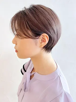 ショート カラー パーマ ヘアアレンジ ITbyALBUM 松戸のヘアスタイル