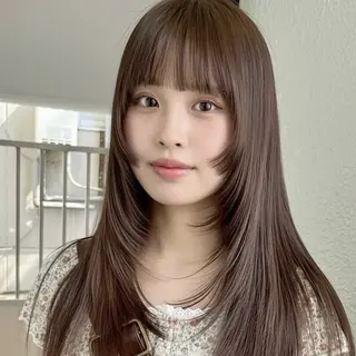 ロング 💡曲がるストレート /レイヤー松本隼人のヘアスタイル