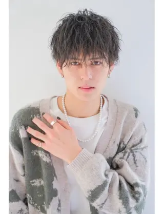ショート パーマ メンズ 似合わせスタイル 表参道🌿ちえのヘアスタイル