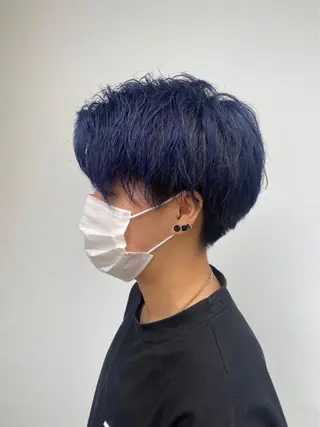 ショート カラー 髪質改善×潤艶カラー ⭐️岡田崇彰のヘアスタイル