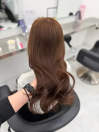 ロング カラー ヘアアレンジ 透明感カラー🎀艶髪 Anju/渋谷🎀のヘアスタイル