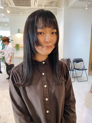 ロング FILMS/sari /似合わせカットのヘアスタイル