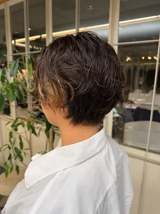 ショート パーマ 🌀ルカ ショート 🌀のヘアスタイル