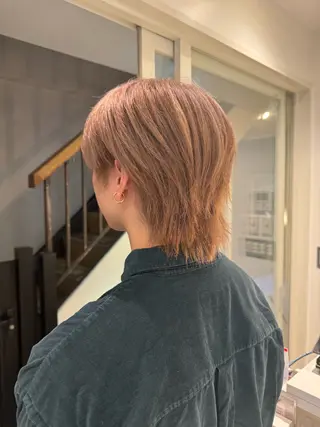 カラー メンズ 🧸艶髪ハイトーン 🍪chan🍯のヘアスタイル
