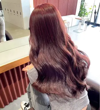ロング カラー 北九州/ 艶カラー/ココナ🎀のヘアスタイル