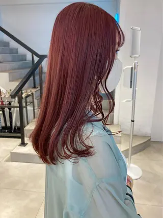 セミロング 山田 遥真のヘアスタイル