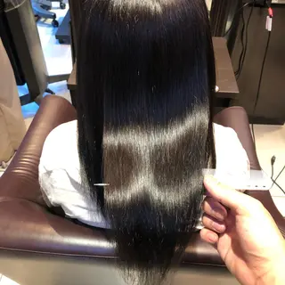 セミロング 心斎橋 美髪職人/艶髪/近江のヘアスタイル