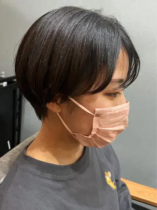 ミディアム カラー パーマ ヘアアレンジ メンズ キッズ ネイル マツエク・マツパ アイブロウ 久木原 ゆりのヘアスタイル