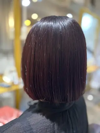 ミディアム カラー ヘアアレンジ 縮毛矯正／レイヤー／ ✨mizukiのヘアスタイル