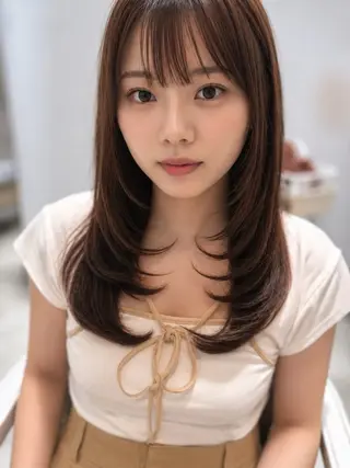 ロング カラー 髪質改善/透明感 🫧うらののヘアスタイル