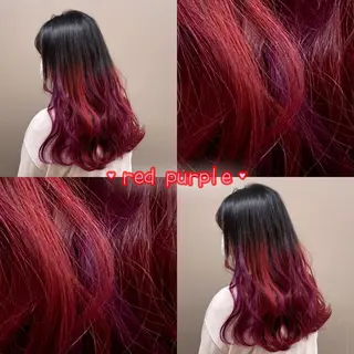 セミロング カラー ヘアアレンジ 全色特化美容師 /コウスケ🎨のヘアスタイル