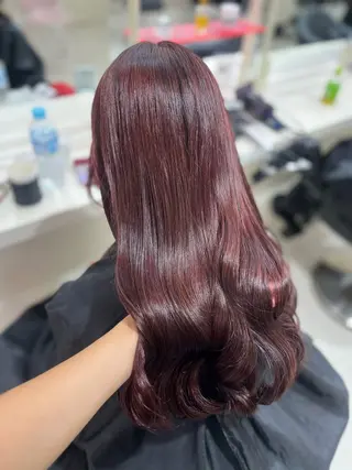 ロング Ma2Ri /ゆるふわ暖色カラーのヘアスタイル
