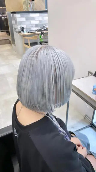 ショート カラー 🔷ダブルカラーハイ トーン🔷櫻井走のヘアスタイル