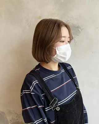 ミディアム ストレート/レイヤー カットyuseiのヘアスタイル
