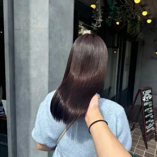 セミロング カラー 🫧透明感カラー 🫧 ジルバ清水南海のヘアスタイル