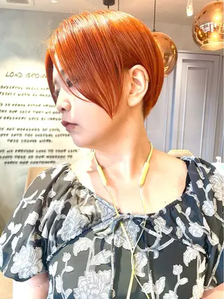 ショート カラー 360°キレイな ショートカットのヘアスタイル
