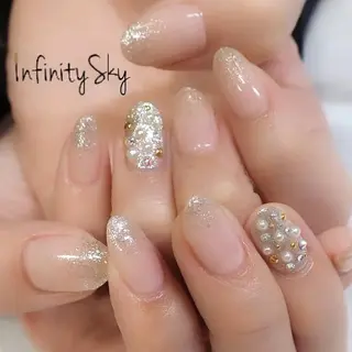 ネイル infinity skyのネイルデザイン