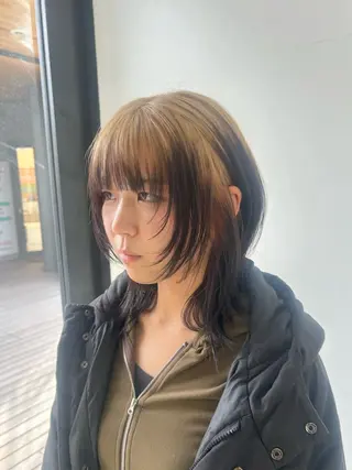 カラー 🎀艶ハイトーン特化 🎀セナのヘアスタイル