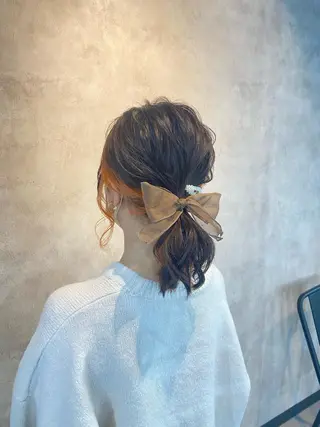 ヘアアレンジ 大天使 まいめろのヘアスタイル