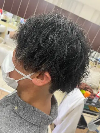 パーマ メンズ ✨ショート/ボブ 縮毛矯正✨アキラのヘアスタイル