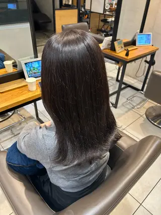 ミディアム 透明感カラー/ Ⓜ️めぐみのヘアスタイル