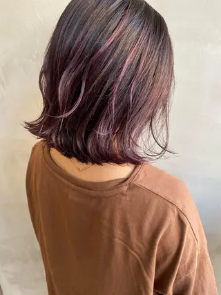 ショート カラー ヘアアレンジ ネイル マツエク・マツパ 夜23時まで予約🉑 reverieあきらのヘアスタイル