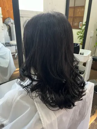 ミディアム 紙屋 隼人のヘアスタイル