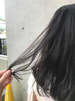 セミロング カラー ヘアアレンジ Satsuki ✂︎♡のヘアスタイル
