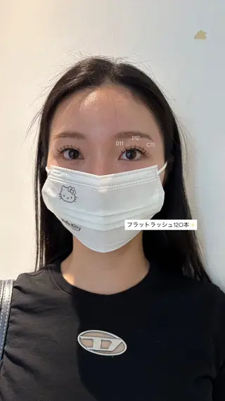 マツエク・マツパ カットモデル🎀 ハイトーン/YUIのマツエク・マツパデザイン