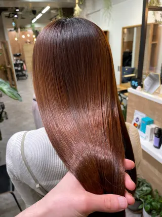 ロング カラー うる艶カラー 顔周りカット♡ikuのヘアスタイル